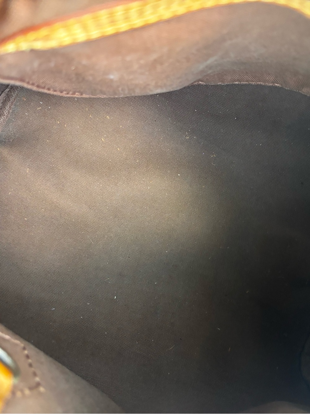 Louis Vuitton Monogram Canvas Satchel with Tan Leather Handles - Picture 15 of 16